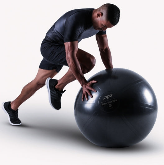 PTP CoreBall Onyx Black - High Knee Exercise / Mountain Climbers