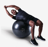 PTP Onyx Black CoreBall Lying Ab Twist Exercise