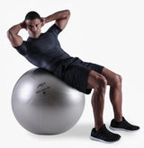 PTP CoreBall Steel Grey 75 cm | Oblique Crunch Exercise