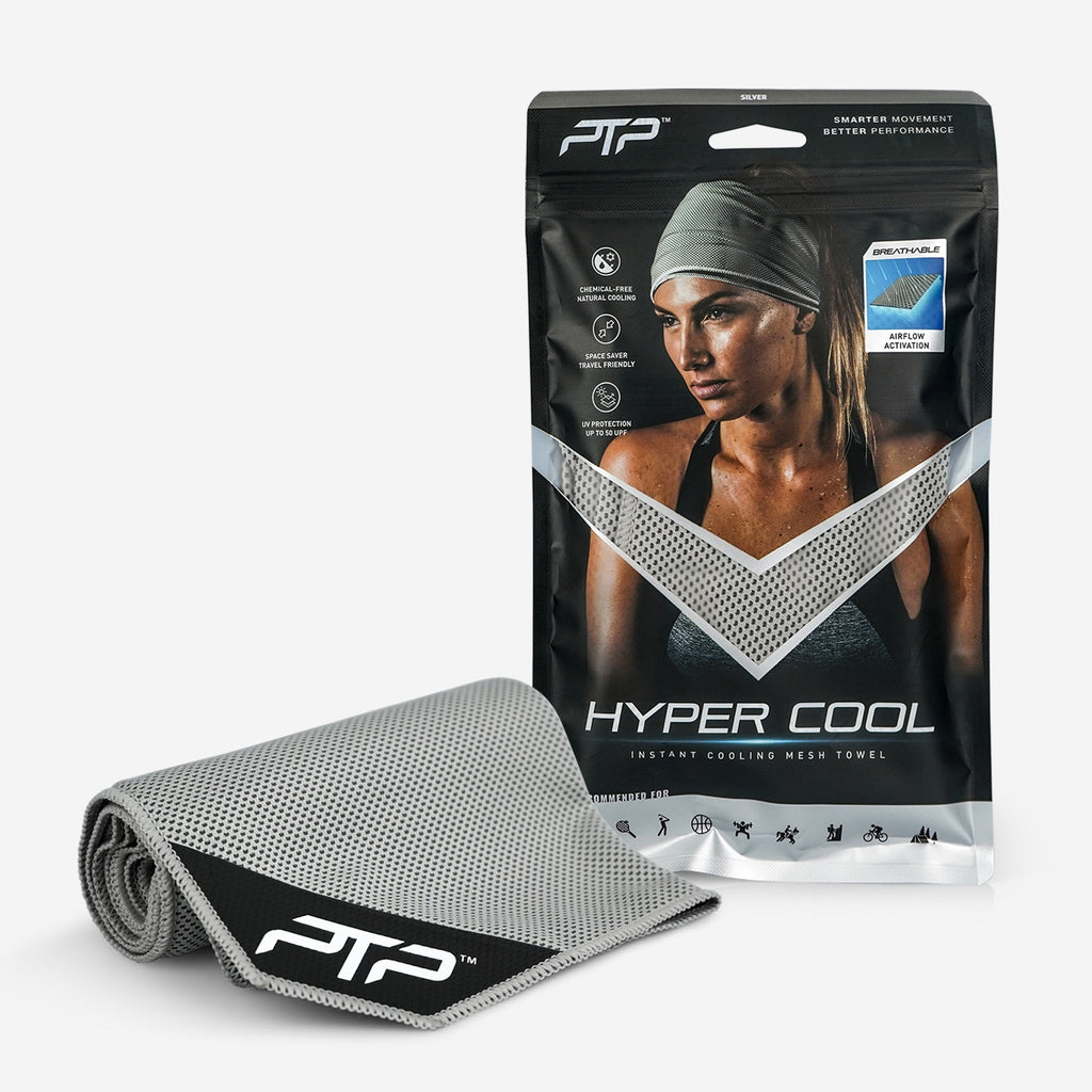 Grey Cooling Towel | PTP Hyper Cool Towel - For prolonged cooling effect