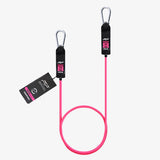 PTP PowerTube Pink Ultra Light Resistance Tube with Carabiners